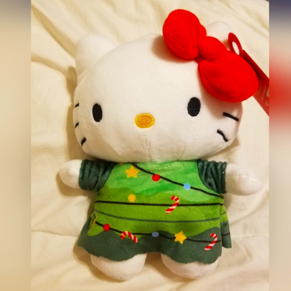 Hello Kitty Christmas Plush Christmas tree dress stuffed animal plushies